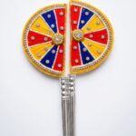 red and yellow and blue pankh